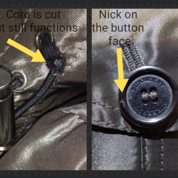 BURBERRY PROSRUM Size 6 Metallic Hooded Coat - Picture 7 of 16